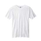 Canvas Mens 3.6 oz. Burnwood Burnout Short Sleeve T Shirt   WHITE 