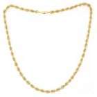 10kt Gold 5mm 24 Rope Necklace