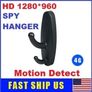 4GB Spy Clothes Hanger Hidden Camera w/ Motion Detect  