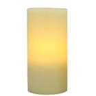   Nursery, Inc. Flameless Pillar Candle with Timer   White   3in x 6in