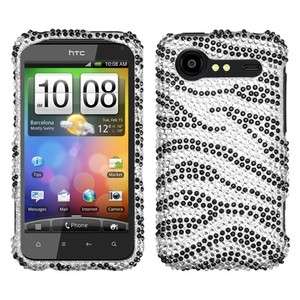 Zebra Bling Case Phone Cover for HTC Droid Incredible 2  