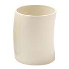 Innova Waterford White Ceramic Waste Basket