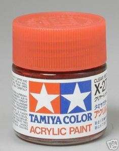 TAMIYA COLOR GLOSS ACRYLIC PAINT X 27 CLEAR RED  