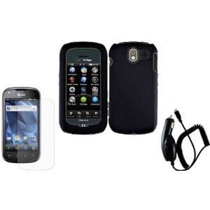  Case Cover+LCD Screen Protector+Car Charger for Pantech Crux CDM8999