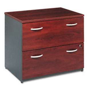   Furniture Northfield 2 Drawer Lateral Wood File Cabinet in Dakota Oak