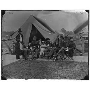 Civil War Reprint Washington, District of Columbia vicinity. Officers 