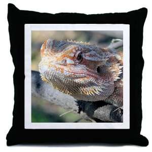  Bearded Dragon 001 Pets Throw Pillow by 