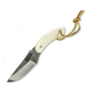 Schrade SCPRIM2 Team Primos Fixed Blade Knife with White Bone Handle 