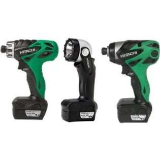   Kit Includes Drill/Driver, Impact Driver and Flashlight 