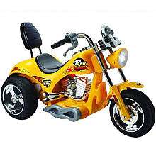 Red Hawk 12 Volt Motorcycle   Yellow   Mini Motos   
