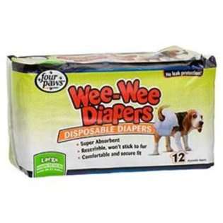 Four Paws Large Wee Wee Disposable Dog Diapers  SportsmanSavings Pet 
