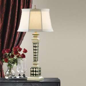   Murray Feiss 9591AWT Harlequin Collection Table Lamp