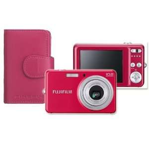 Fuji J27 Pink 10mp Digital Camera Bundle Including Genuine Pink Fuji 