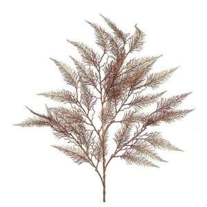  Pack of 12 Christmas Greens & Gold Decorative Fern Winter 