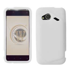   (HTC Fireball) Gel Skin Case   White Cell Phones & Accessories