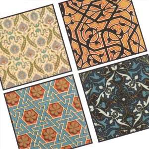  Collage Sheet Middle Eastern Art 23mm Squares (1 Sheet 