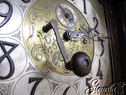 17831 COLONIAL 5  tube Gothic Mahogany Grandfather Clock  