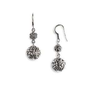  Lois Hill Repousse Ball Drop Earring Jewelry