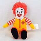 TY Ronald McDonald Plush Stuffed Doll 10cm 4 hh