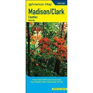   Map 628540 Madison And Clark Counties, KY Pocket Map