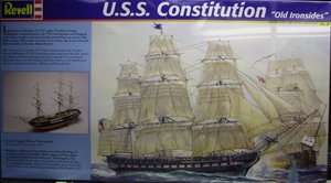 Revell X Monogram USS Constitution sailing ship model kit 1/96  