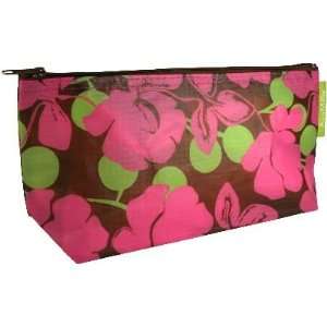    Ann Millie Floral Print Cosmetic Bag   Style 132R Rose Beauty