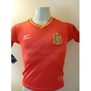 SPAIN KIDS SOCCER JERSEY (SIZE 8) FOR 5 TO 6 YEARS OLD.NEW  
