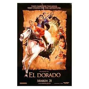    THE ROAD TO EL DORADO ORIGINAL MOVIE POSTER