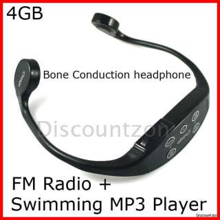   Bone conduction headphone Sport Waterproof  Player/FM Radio Bundle
