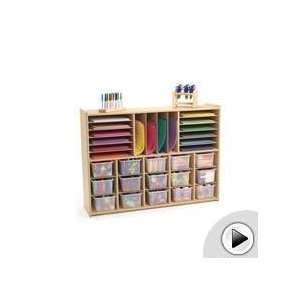   Value Line Multi Section Storage with Clear Trays
