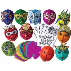  Roylco Mardi Gras Masks Arts, Crafts & Sewing