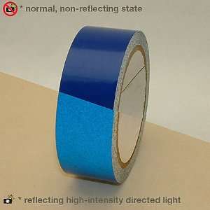   Grade Reflective Tape 1 1/2 in. x 30 ft. (Blue)