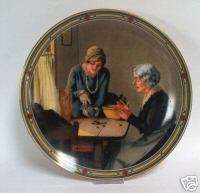 NORMAN ROCKWELL COLLECTOR PLATE A FAMILYS FULL MEASURE  