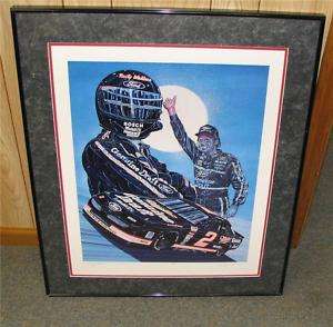 Rusty Wallace Sam Bass Artist Proof Fly It Picture  