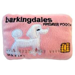  Barkingdales Charge Card Plush Dog Toy 