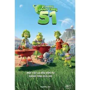 Planet 51 Movie Poster (11 x 17 Inches   28cm x 44cm) (2009 