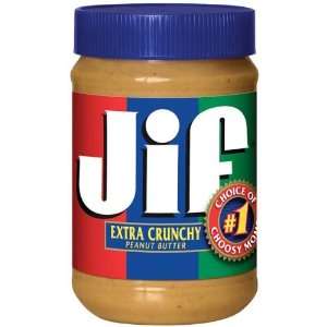 Jif Peanut Butter Extra Crunchy 28 oz (Pack of 10)  