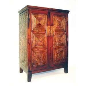  Oriental Furniture WB 5571 Bamboo Parquet Entertainment 