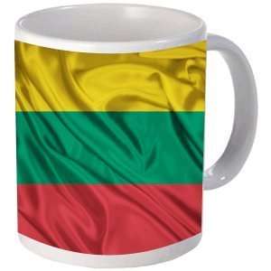  Rikki Knight Lithuania Flag Photo Quality 11 oz Ceramic 