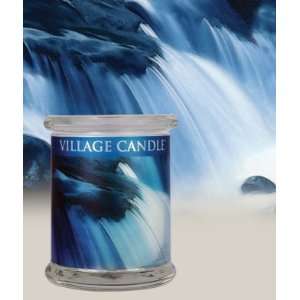    21oz. Waterfall Radiance Wooden Wick Village Candle