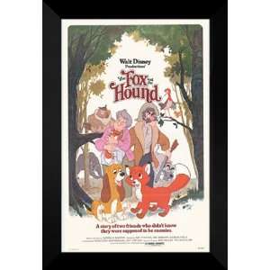    The Fox and the Hound 27x40 FRAMED Movie Poster   B