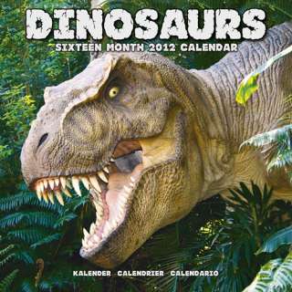 dinosaurs 2012 calendar each large format calendar features 16 months