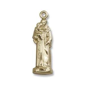 St. Anthony Patron Saints Gold Filled St. Anthony Pendant Gold Filled 