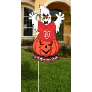  20 Lighted NCAA Indiana Hoosiers Happy Halloween Yard 