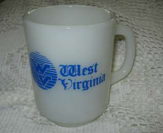 Old West Virginia University Coffee Mug WVU Oven Proof  