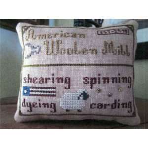 American Woolen Mill   Cross Stitch Pattern Arts, Crafts 
