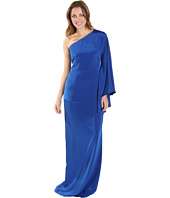   Crepe De Chine One Shoulder Gown $289.99 (  MSRP $640.00