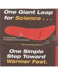 Foot Warmer Insoles By Weber for Men, Size 8 12, Non electric. 1 pair 