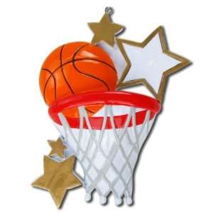 8168 Basketball Personalized Christmas Ornament 