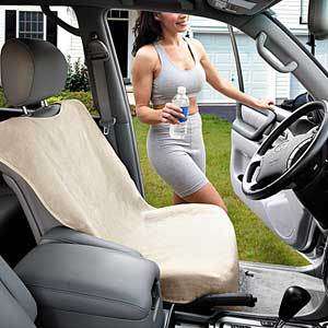 Car Seat Towel Clean Seat Protector Seat Cover Grey  